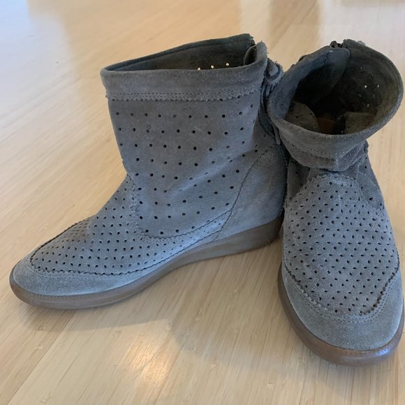 Isabel Marant Suede Wedge Bootie Size 39 - Picture 3 of 7